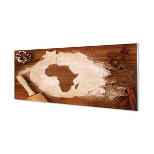 Glasbilder 125x50 Wandkunst Küchen Teigroller Afrika