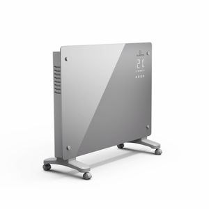 Klarstein Bansin Crystal Smart Konvektorheizung – 1500 W, Wandmontage/Freistehend, Led-Anzeige, App-Steuerung, Energieeffizient, Überhitzungs- und Frostschutz, Kindersicherung, Ideal für Wohnzimmer