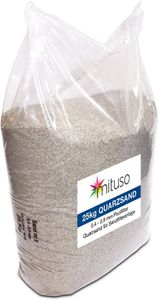 Quarzsand 25 kg für Filteranlagen, 0,4 - 0,8 mm Filtersand