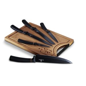 BERLINGERHAUS sada nožů nerez 6 ks Black Rose Collection BH-2550