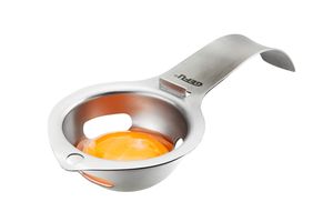 Dong Ran Edelstahl Eierseparator, Ei Eigelb Eiweiß Abscheider für Eiweiß-  und Eigelbtrennung Küche kleine Werkzeuge