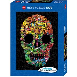 Puzzle Doodle Skull 1000 elementów