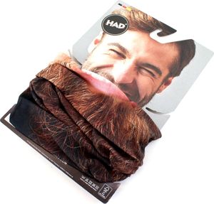 H.A.D. Multifunktionstuch 'Originals Fratzen', Schlauchtuch, Design 'Bart', nahtlos, Einheitsgröße