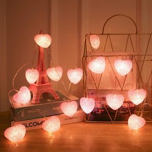 3m LED Herz Lichterkette Warmweiß Batteriebetrieben Innen Valentinstag Hochzeit Party Deko