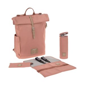 LÄSSIG Wickelrucksack Rolltop zimt