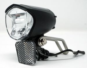CBK-MS LED Fahrrad Scheinwerfer 75 Lux Fahrradlampe mit Sensor-Schalter und Standlicht