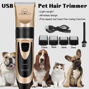 Tierhaarschneider Elektrischer Hund Katze Geräuscharmer Haarschneider