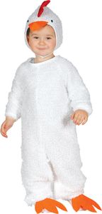Hühner Kostüm weiß Küken Kostüm für Kinder Babykostüm Tierkostüm, Größe:74/80 Hühner Kostüm weiß Küken Kostüm für Kinder Babykostüm Tierkostüm, Größe:74/80