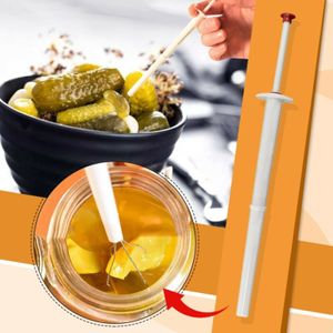 20cm Pickle Picker, Food Grabber Clip, Edelstahl Und Kunststoff Gurken Clip Küchenzubehör