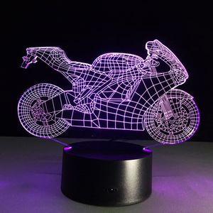 3D Lampe Nachtlicht Stimmungslicht Tischlampen Motorrad [Energieklasse A+]