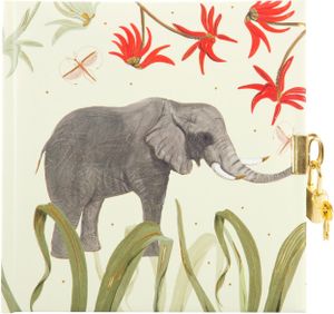 Tagebuch Wild Life Elephant mit Schloss