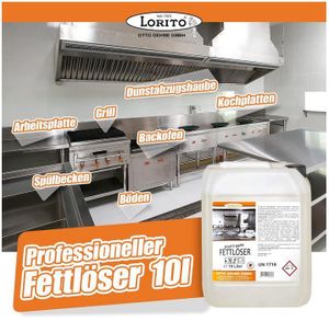 Lorito Wischstar frisch u. sauber Fettlöser Backofenreiniger 10 Liter