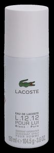 Lacoste Eau de Lacoste L.12.12 White Deo Spray x 150 ml