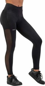 Nebbia Black Mesh Design Leggings "Breathe" Black M Fitness Hose