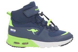 KangaROOS Kinder Hightop-Sneaker KX-HYDRO DK NAVY/LIME in 28-37