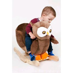 Schaukelspielzeug mit Geräuschen PlayTo teddy bear brown