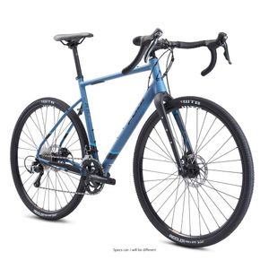 Fuji Jari 2.1 Gravelbike 28 Zoll Gravel Bike Damen und Herren ab 150 cm Road Bike Graveler Bike Cyclocross Fahrrad 20 Gang Shimano Tiagra, Farbe:matte denim blue, Rahmengröße:54 cm