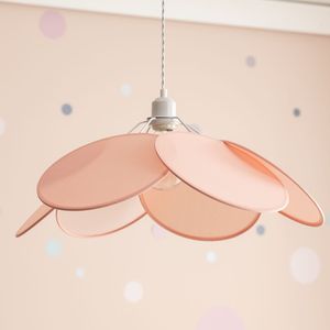 Pendelleuchte Stoff Kabuki Rosa