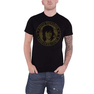 The Rolling Stones - "Keith For President" T-Shirt für Herren/Damen Unisex RO236 (S) (Schwarz)