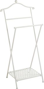 HAKU Möbel Herrendiener 81316 weiß Metall 46,0 x 98,0 cm HAKU Möbel Herrendiener 81316 weiß Metall 46,0 x 98,0 cm
