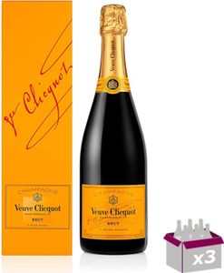 Champagne Veuve clicquot - brut - 3x75cl