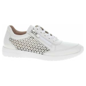 Caprice damskie trampki sznurowane buty perforowane niskie buty 9-23550-42, rozmiar:40 EU, kolor:Biały