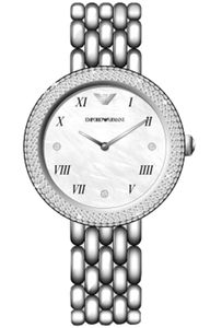 Emporio Armani AR11354 ROSA hodinky dámské hodinky z nerezové oceli stříbrné