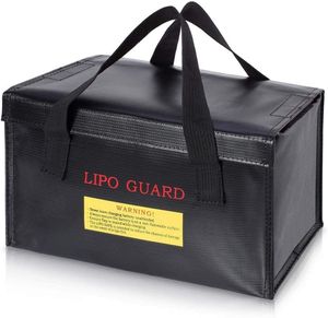 Tasche Feuerfeste Tasche Ideal zum Laden von feuerfesten Lipo-Batterien (Maße 260 x 130 x 150 cm), schwarze Farbe