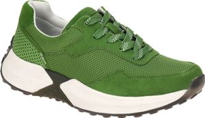 Gabor ROLLINGSOFT Damenschuhe - sportliche Schnür- Halbschuhe grün Freizeit NEU