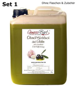 Olivenöl Knoblauch 5L aus Italien natürlich aromatisiert extra vergine