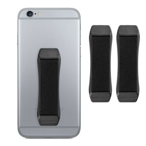 kwmobile Smartphone Fingerhalter 3er Set - Handy Fingerhalterung für bessere Einhandbedienung - 3x Handyhalter Finger Halter - Halterung Schwarz