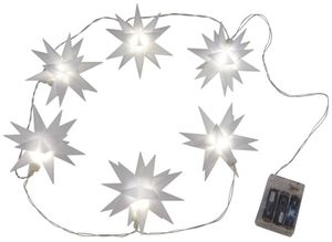 Star-Max LED Lichterkette mit 3D Sternen