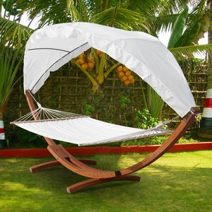 Yakimz houpací síť s rámem zahradní lehátko houpací tyč houpací síť venkovní dřevo XXL zahradní houpací síť rám 2 osoby 410cm Yakimz houpací síť s rámem zahradní lehátko houpací tyč houpací síť venkovní dřevo XXL zahradní houpací síť rám 2 osoby 410cm
