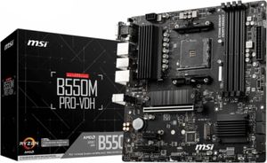 MSI B550M PRO-VDH Motherboard AMD B550 Sockel AM4 micro ATX