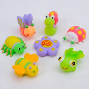 Badewannen Spielzeug Spritztiere "Krabbeltiere und Insekten" - 7 Tiere