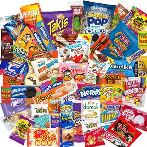 Amerikanische - Asiatische - Koreanische Süßigkeiten & Snacks - M Mix Box - Leckereien aus aller Welt