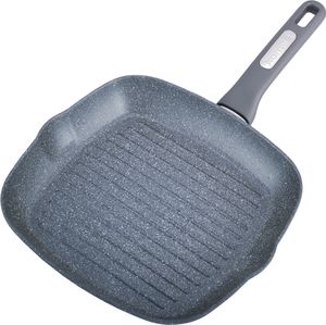 KAMILLE Pfanne DIEGO Granitpfanne 28 cm Induktion Grillpfanne Antihaft-Pfann Bratpfanne
