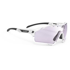 Rudy Project Cutline White Gloss/ImpactX Photochromic 2 Laser Purple Fahrradbrille