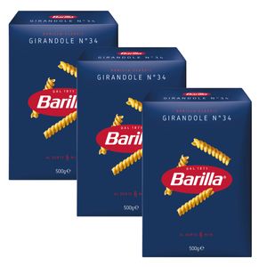 Barilla Girandole Nr 34 Kurze Pasta aus Hartweizengriess 500g 3er Pack