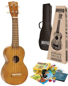 Mahalo MK1 Sopran Ukulele Transparent Brown