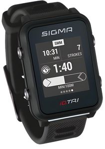 Sigma Sport iD.TRI GPS Triathlon-Uhr mit Trainings- und Wettkampffeatures, Navigation, für Smart Notifications, leicht und wasserdicht, inkl. Fahrradhalterung, Auswahl:ID.TRI
