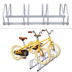 EINFEBEN Fahrradständer Fahrräde Aufstellständer Fahrradhalter Mehrfachständer Räder MTB für 4 Fahrräder