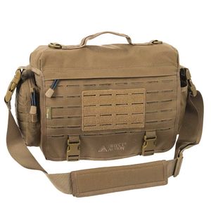 Direct Action Messenger Bag Laptop Tasche mit Lasercut MOLLE Coyote Brown