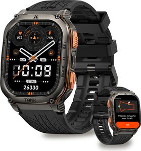 2024 Original KOSPET TANK M3 Ultra GPS Smartwatch Herren Smartwatches 480mAh lange Batterien 5 ATM & IP69K 50M Wasserdicht