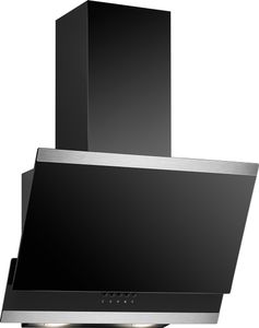 Bomann® Dunstabzugshaube 60cm | Abzugshaube für Umluft und Abluft | inkl. Montage-Material und Abluftschlauch | 3 Stufen | DU 7610 G schwarz