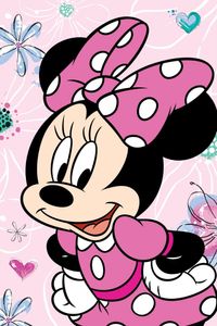 Jerry Fabrics Minnie Mouse Flauschdecke Schmusedecke Kuscheldecke 100 x 150 cm Jerry Fabrics Minnie Mouse Flauschdecke Schmusedecke Kuscheldecke 100 x 150 cm