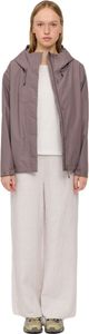 Mazine Short Rain Jacket Recycled Fabric - Damen Regenjacke, Größe:S, Farbe:grey brown