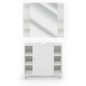 Súprava kúpeľňového nábytku Livinity® Fynn, 2 kusy, biela