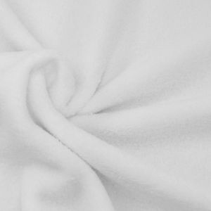 Wellness Fleece Doubleface einfarbig weiß 1,45m Breite