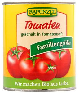 Rapunzel geschälte Tomaten in Tomatensaft 800g
